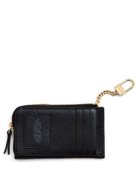 Marc Jacobs The Leather Top Zip Multi Wallet Black Farfetch