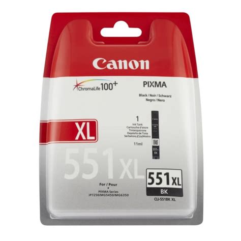 Canon CLI 551 XL bläcktank svart 11 ml Lomax se