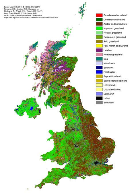 Land Cover Map Uk Soil Observatory Uk Research And Innovation