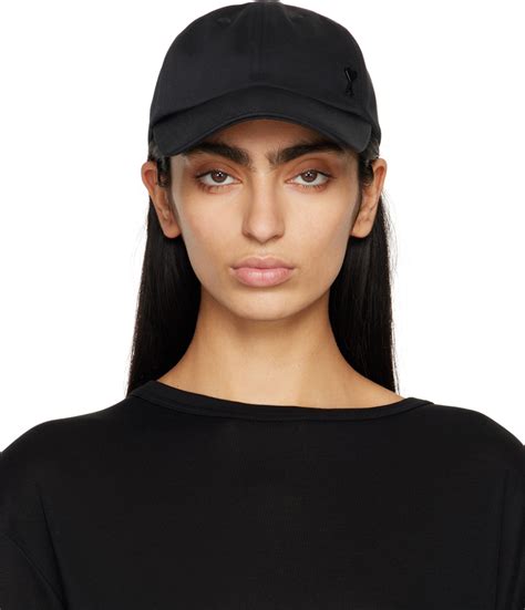 Black Ami De C Ur Studs Cap By Ami Paris On Sale