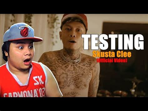 EMZ REACTS TO Skusta Clee Testing Official Video REACTION YouTube