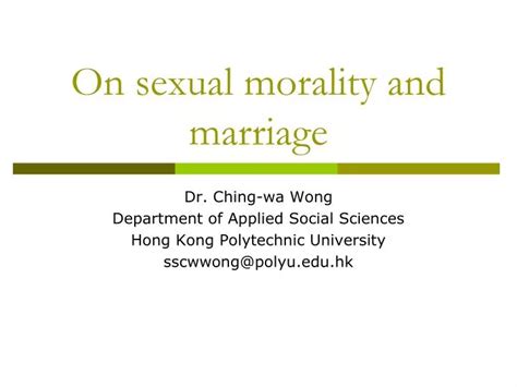 Ppt On Sexual Morality And Marriage Powerpoint Presentation Free Download Id 2199654