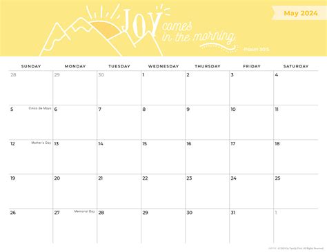 2024 Cute Printable Calendars For Moms Imom