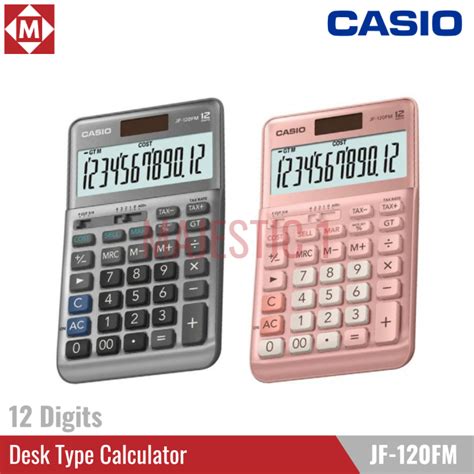 Casio Jf Fm Desk Type Calculator Digits Extra Large Display