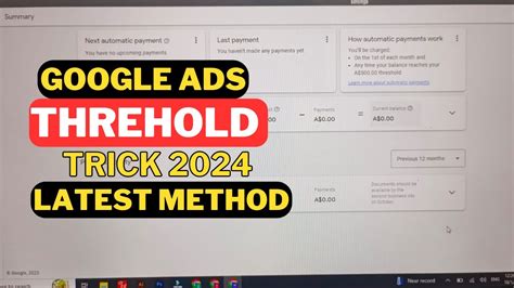 500 Google Ads Threshold Method 2024 Google Ads Threshold Trick