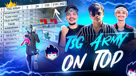 TSG ARMY ON TOP Tournament Highlights Wiping Back 2 Back Squads