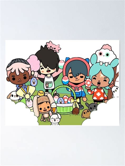 Toca Life Box Toca Boca Cute Poster For Sale By Art Art69 Redbubble