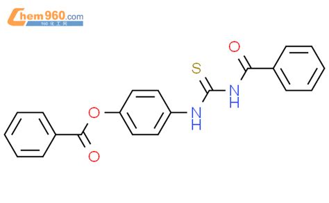 75357 84 5 Benzamide N 4 benzoyloxy phenyl amino thioxomethyl 化学式