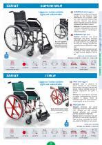 Manual Wheelchair Superitala Surace Outdoor Indoor With Legrest