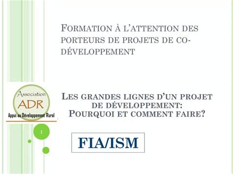 Ppt Formation Lattention Des Porteurs De Projets De Co