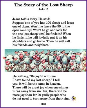 Childrens Bible Story Of The Lost Sheep - Story Guest