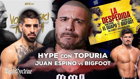 HYPE con EL COMBATE de ILIA TOPURIA EL ÚLTIMO COMBATE de JUAN ESPINO