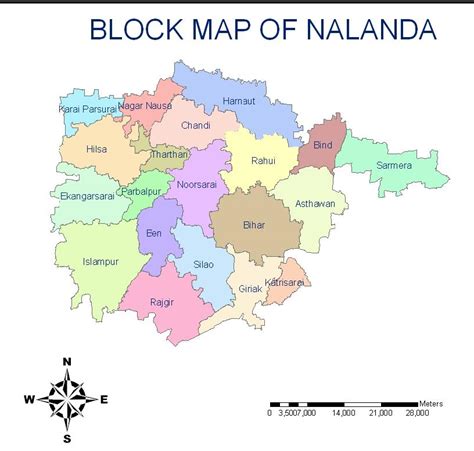 Block Map of Nalanda