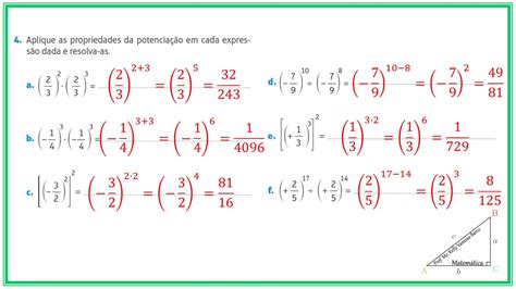 Exercicios Potenciação E Radiciação