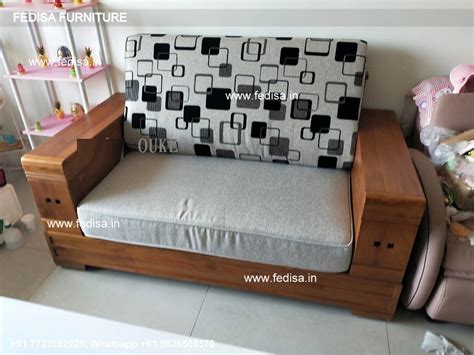 Wooden Sofa Chair Set King Sofa Set Mini L Shaped Couch Setty For