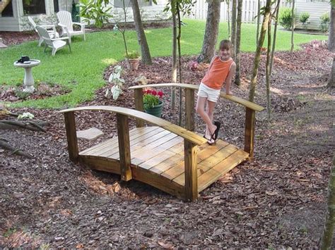 Building A Temporary Foot Bridge Over A Small Creek Backyard Bridges