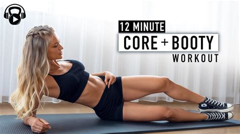 12 Min Core And Booty Tabata Workout W Valerie Youtube