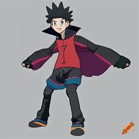 Character Art Of Pokémon Rival Cameron