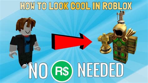 How To Look Cool On Roblox Without Robux Boys Youtube