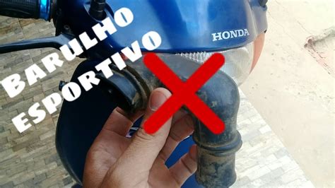 Deixe Sua Moto Barulho Esportivo Sem Gastar Nada YouTube