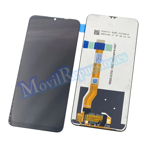 Pantalla Completa LCD Y Táctil para Realme C35 Negro MovilRepuestos es