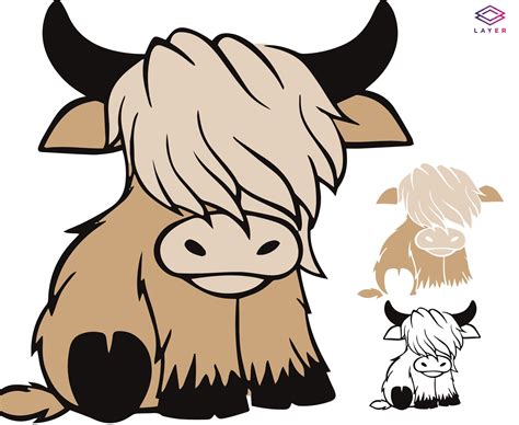 Prints Baby Highland Cow Svg Cow Clipart Cute Highland Cow Svg Cow Png | The Best Porn Website