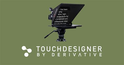 Teleprompter Autocue In Touchdesigner Derivative