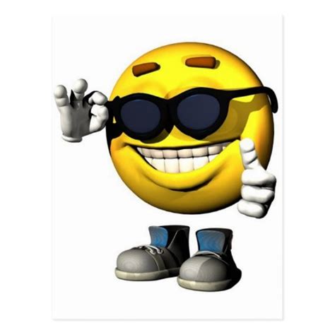 cool smiley face postcard | Zazzle