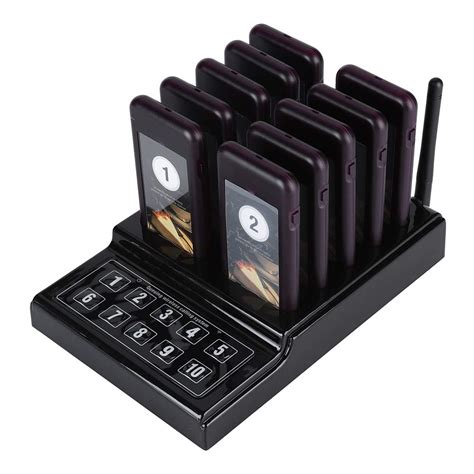 Buy Garsent Wireless Calling Paging System Wireless Pager System