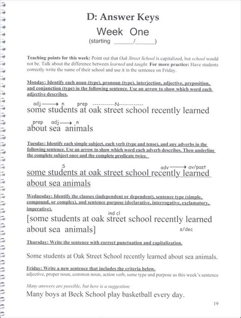 Daily Grammar Practice Teacher Guide Grade 3 Dgp Publishing