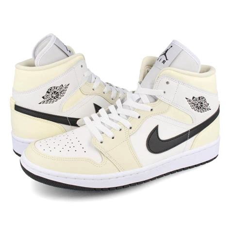 Nike Wmns Air Jordan 1 Mid ナイキ ウィメンズ エア ジョーダン 1 ミッド Coconut Milkblack