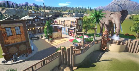 Zoo Entrance | Planet coaster, Planets, Entrance design