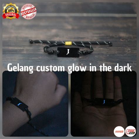 Jual Gelang Couple Inisial Gelang Pria Dan Wanita Gelang Glow In