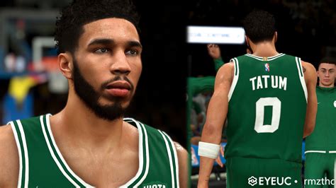 NBA 2K22 Jayson Tatum Cyberface And Body Model By DP