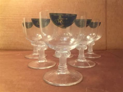 COFFRET DE 6 Verres Delphes N3 Cristalleries Royales De Champagne