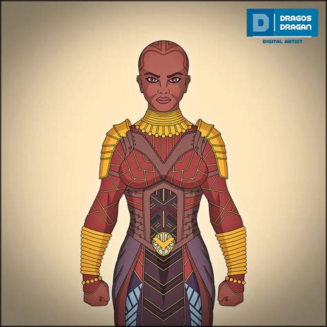 Okoye by DraganD on DeviantArt