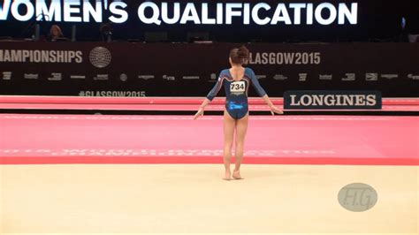 Zarzu Silvia Rou 2015 Artistic Worlds Qualifications Floor Exercise Youtube