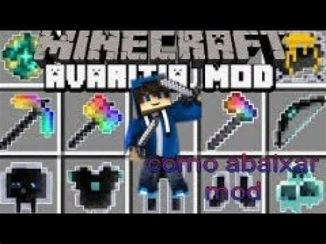 Como Abixar O Mod Do Avaritia No Android Minecraft YouTube