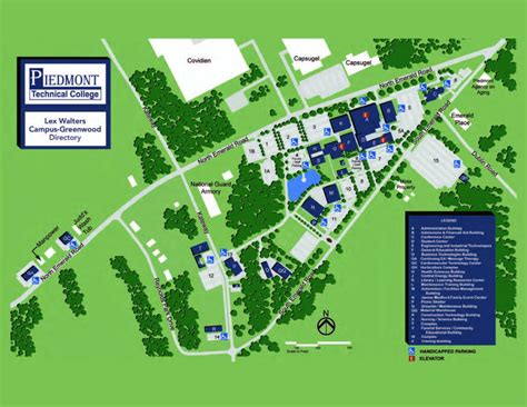 Aiken Technical College Campus Map