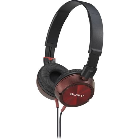 Sony Mdr Zx300 Stereo Headphones Red Mdrzx300red Bandh Photo