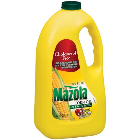 Mazola 100 Pure Corn Oil 64 Fl Oz Jug La Comprita