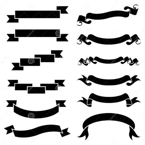 Vector Banner Set Stock Vector Illustration Of White 54424225