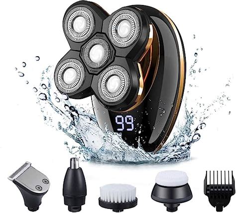 Vgr V 316 Mens Head Shaver For Bald Men 5 In 1 Led Electric Cordless