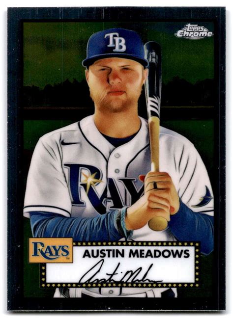 Topps Chrome Platinum Anniversary Austin Meadows Tampa Bay