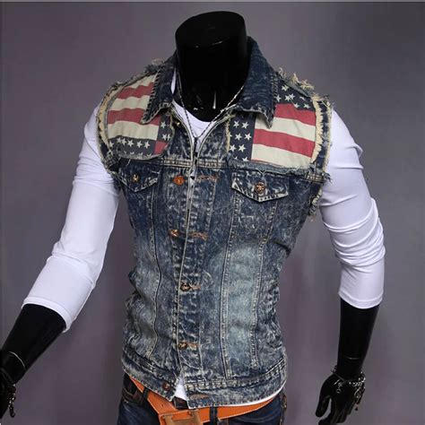 Summer Autumn New Arrival Fashion Men S Denim Vest Brand Jeans