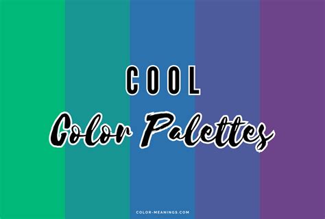 30 Cool Color Palettes for Calming Designs | Color Meanings