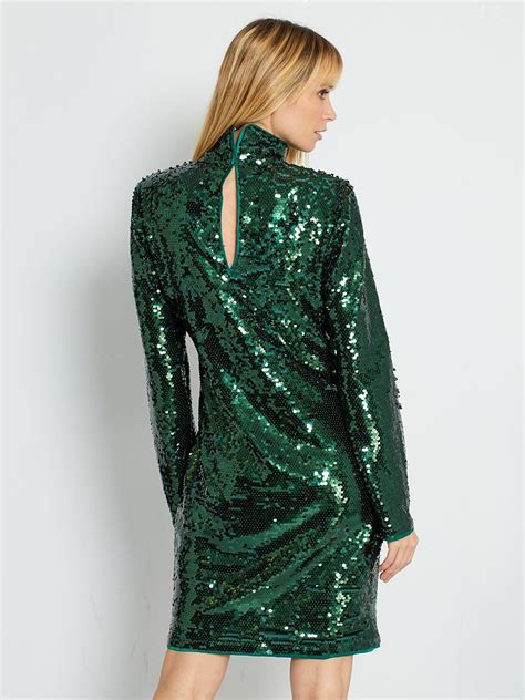 Robe à sequins vert Kiabi 39 00