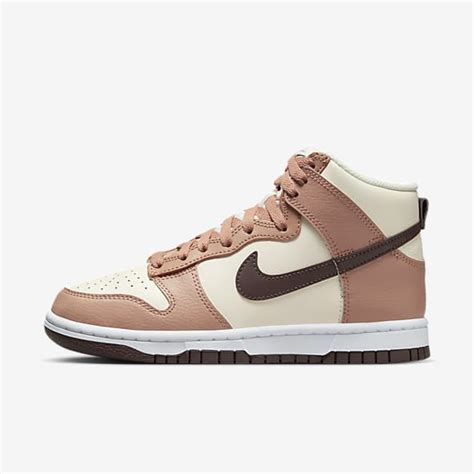 Womens Brown Nike Dunk High Top Nike Uk