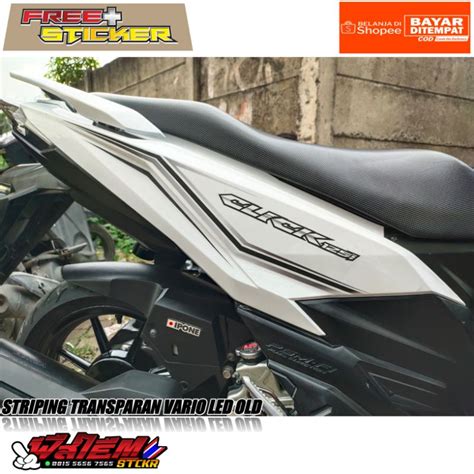 Jual Striping Sticker Vario Led Old Click List Transparan