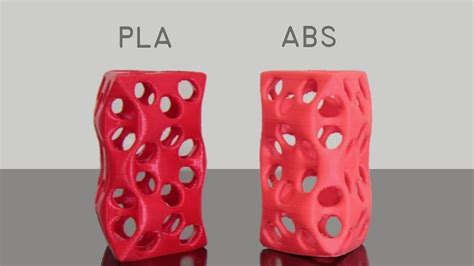strength durability  flexibility pla  abs filaments compared